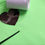 Thumbnail: Green Patchwork Heart Crew Neck Pullover Sweater
