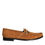 Thumbnail: Brown Velvet Leather Logo Mocassin Slip On Shoes