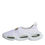 Thumbnail: White Padded Fabric Low Top Sneakers Shoes