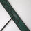 Thumbnail: Black Green Leather Silver Metal Buckle Belt