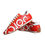 Thumbnail: Red White Leather Logo Casual Sneakers Shoes