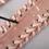 Thumbnail: Pink Acetate Lace Up Fingerless Gloves