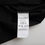 Thumbnail: Black Silk Round Neck Short Sleeve T-shirt