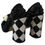Thumbnail: Black Floral Embellish Heels Mary Janes Pumps Shoes