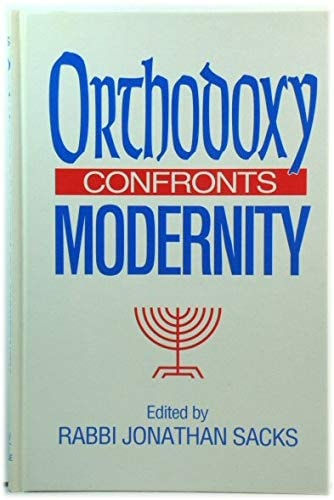 Orthodoxy Confronts Modernity Sacks, Jonathan (Hardcover)
