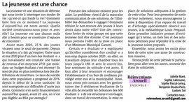 La jeunesse est une chance