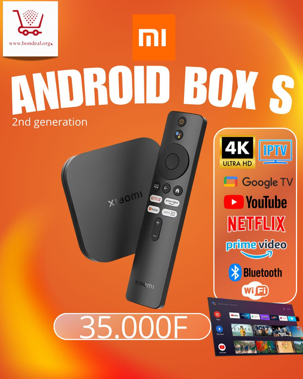 MI Android Box 2nd génération