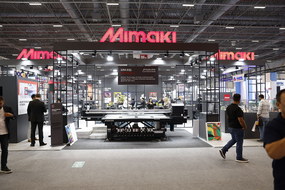 Mimaki’nin yeni UV baskı çözümleri EMEA’da ilk kez SIGN İstanbul’da görücüye çıktı.