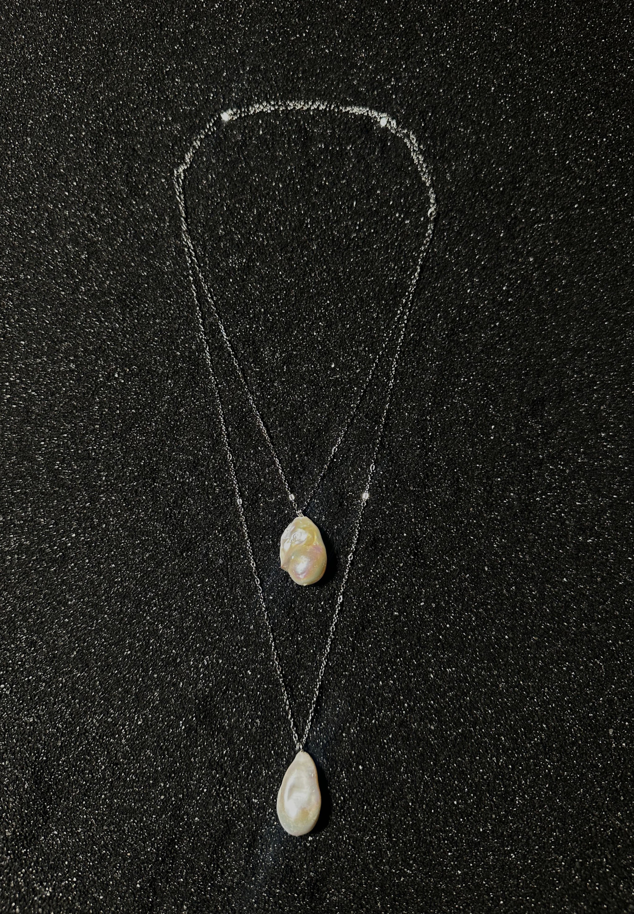 Barock-Süßwasserperle Halskette