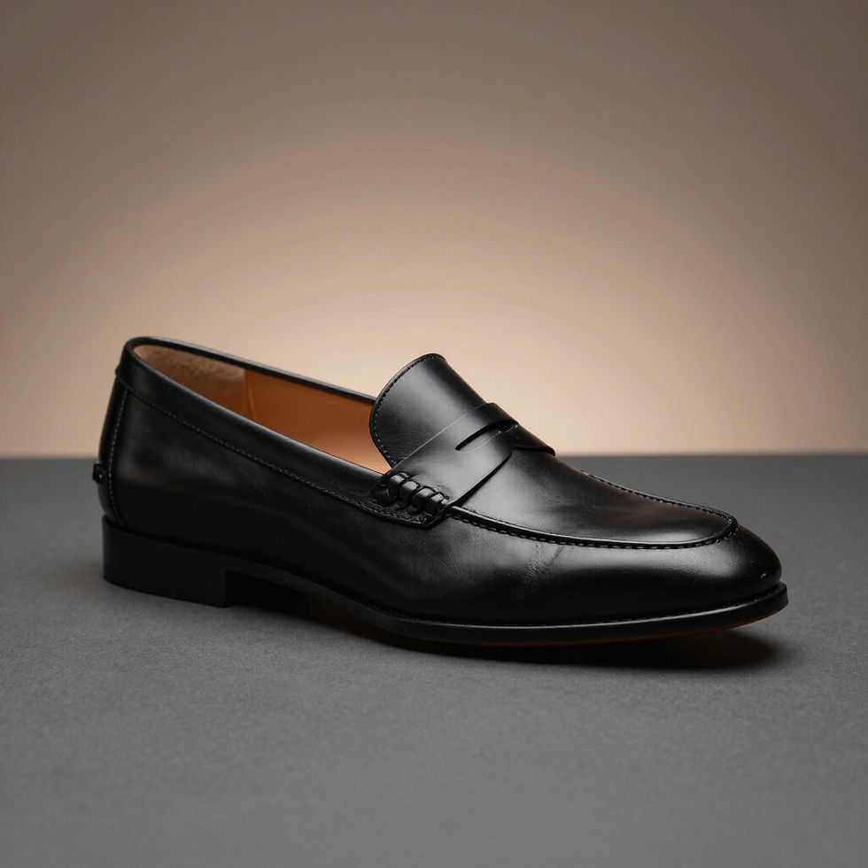 Classic Black Loafer monochrome variant