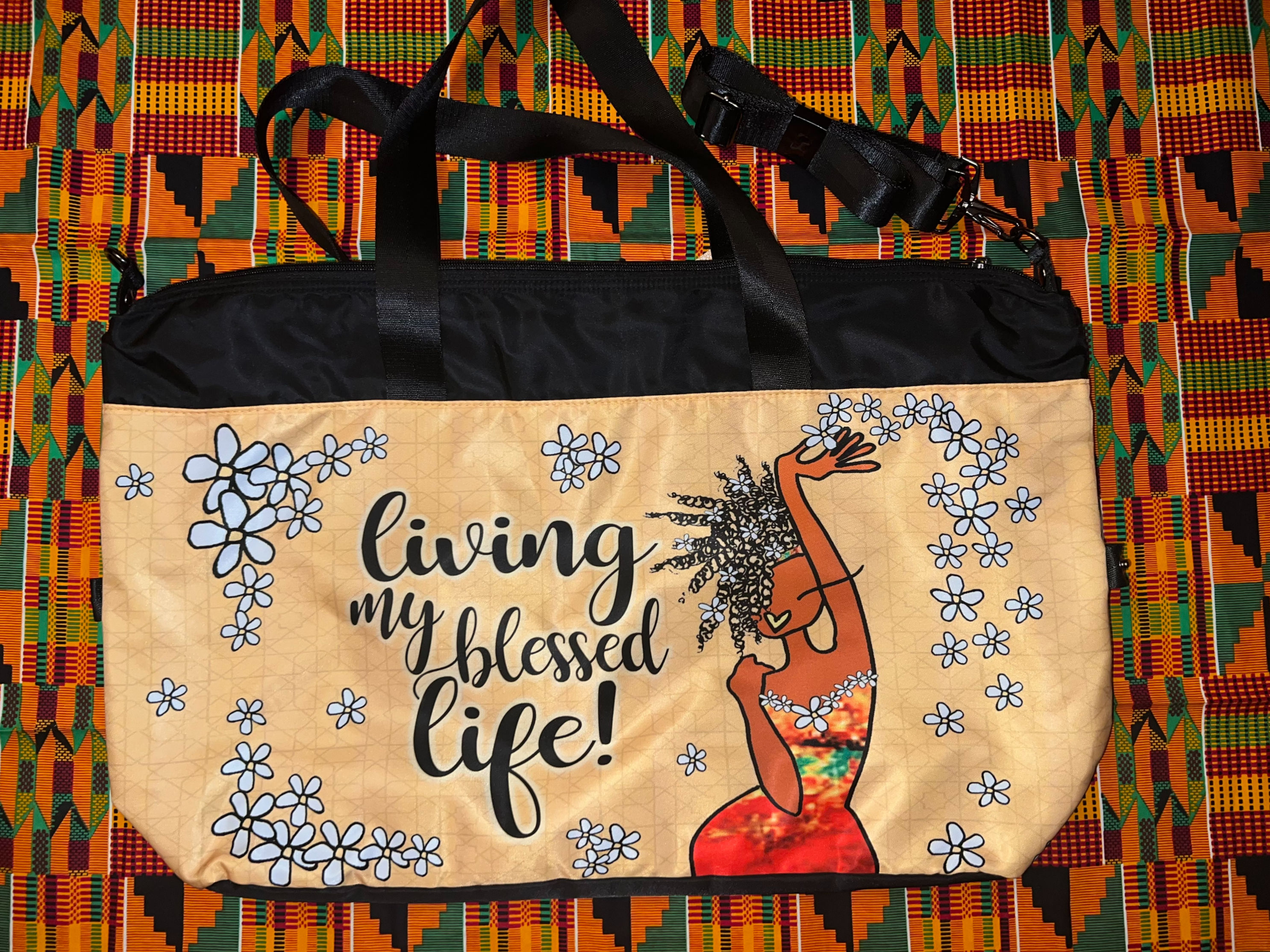 Living My Blessed Life - Travel Gym Bag