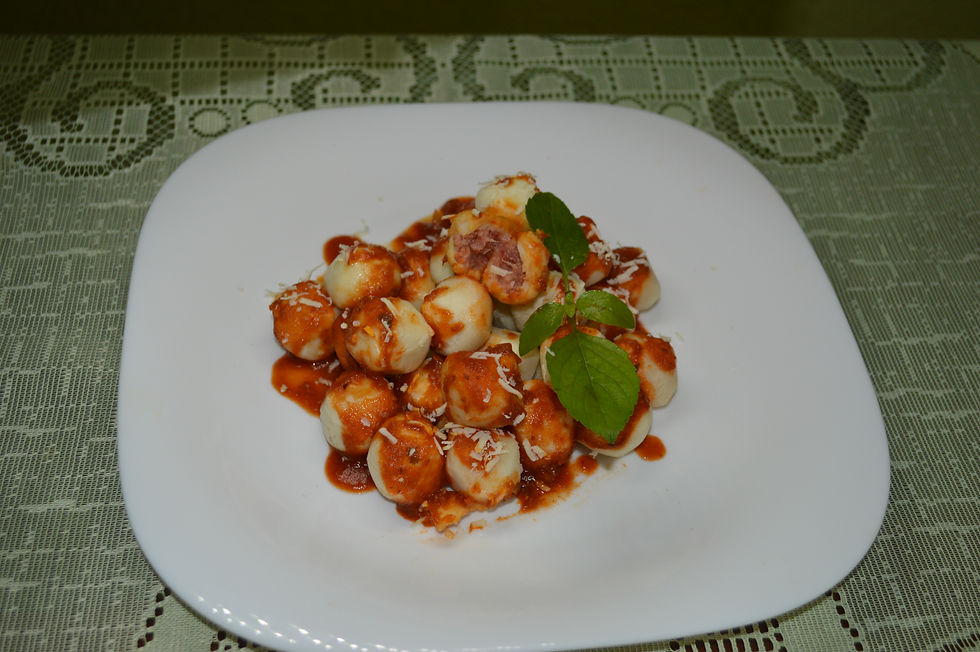 Nhoque de Calabresa