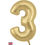 Thumbnail: Helium Big Number Balloons in Gold