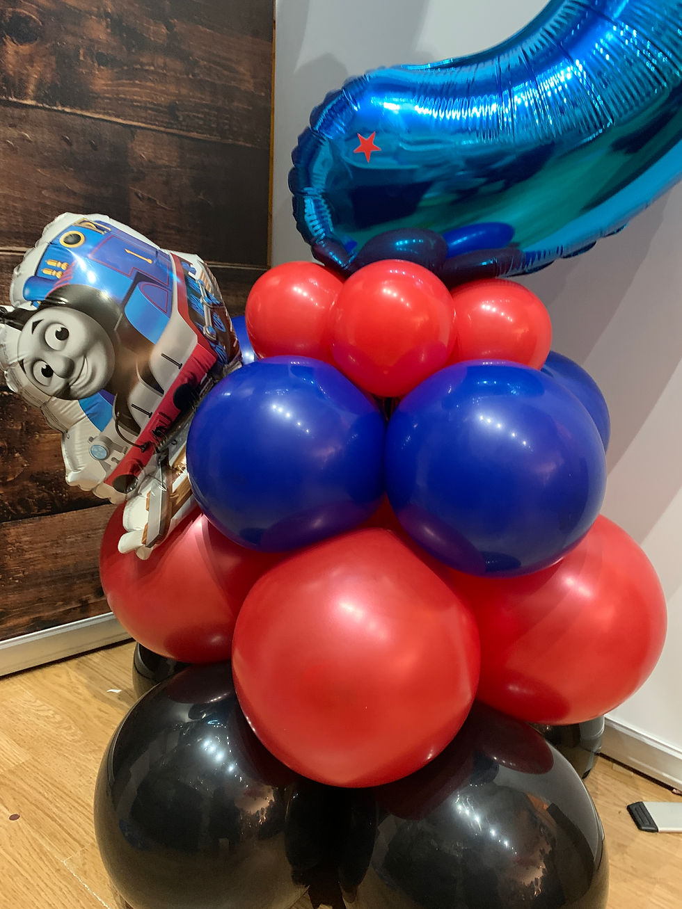 Thumbnail: Personalised Themed Stand Up Jumbo + Scatter Balloons