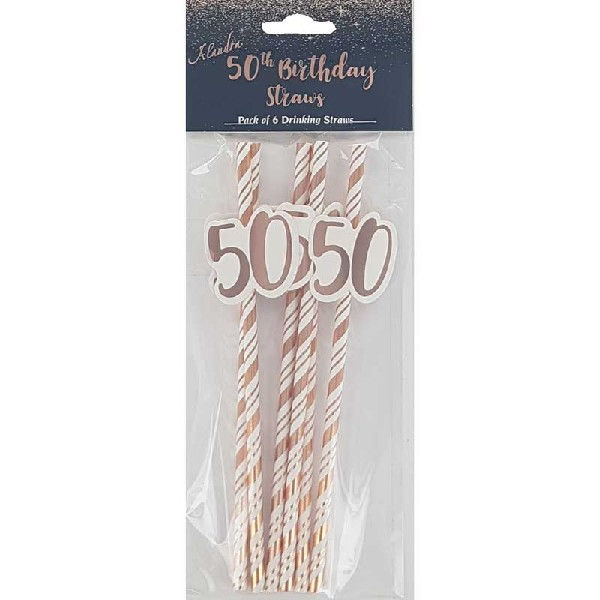 Thumbnail: Happy Birthday Milestone Straws