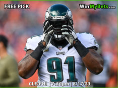 Cleveland Browns vs Philadelphia Eagles NFL Free Pick, Odds, Preview, Predictions (8/17/23)