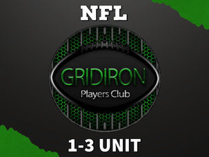 Gridiron Player Club NFL 1-3 Units (10/26/25)