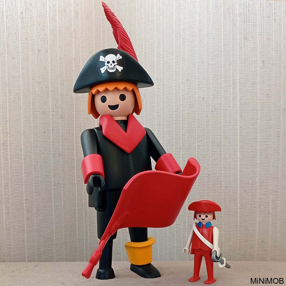 Pirata Preto Gigante - 20 cm