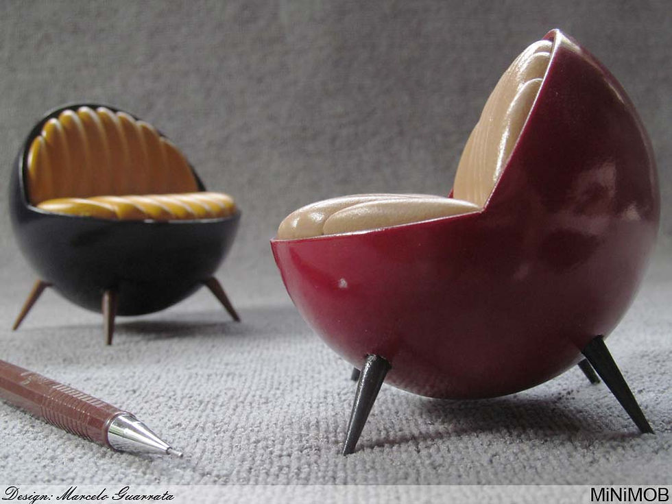 Miniatura: Miniatura poltrona Bilhar
