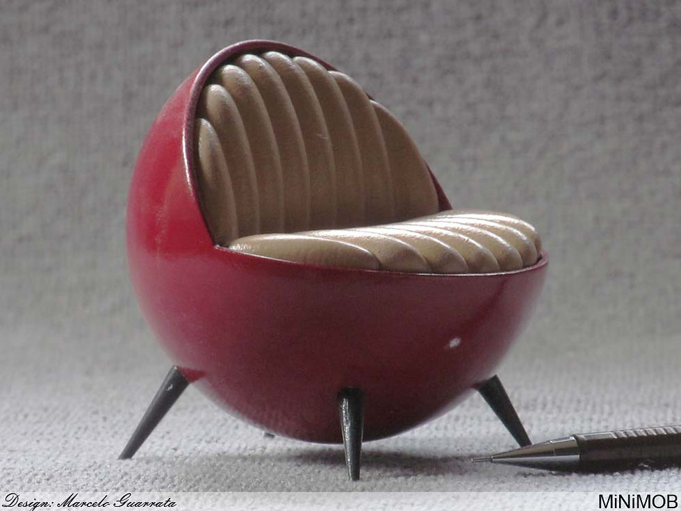 Miniatura: Miniatura poltrona Bilhar