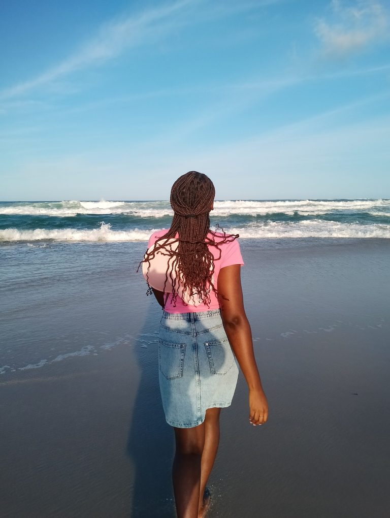 At the beach. My favorite place in the world.