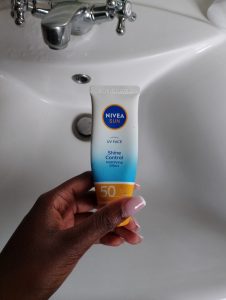 Nivea Shine Control SPF 50 Sunscreen