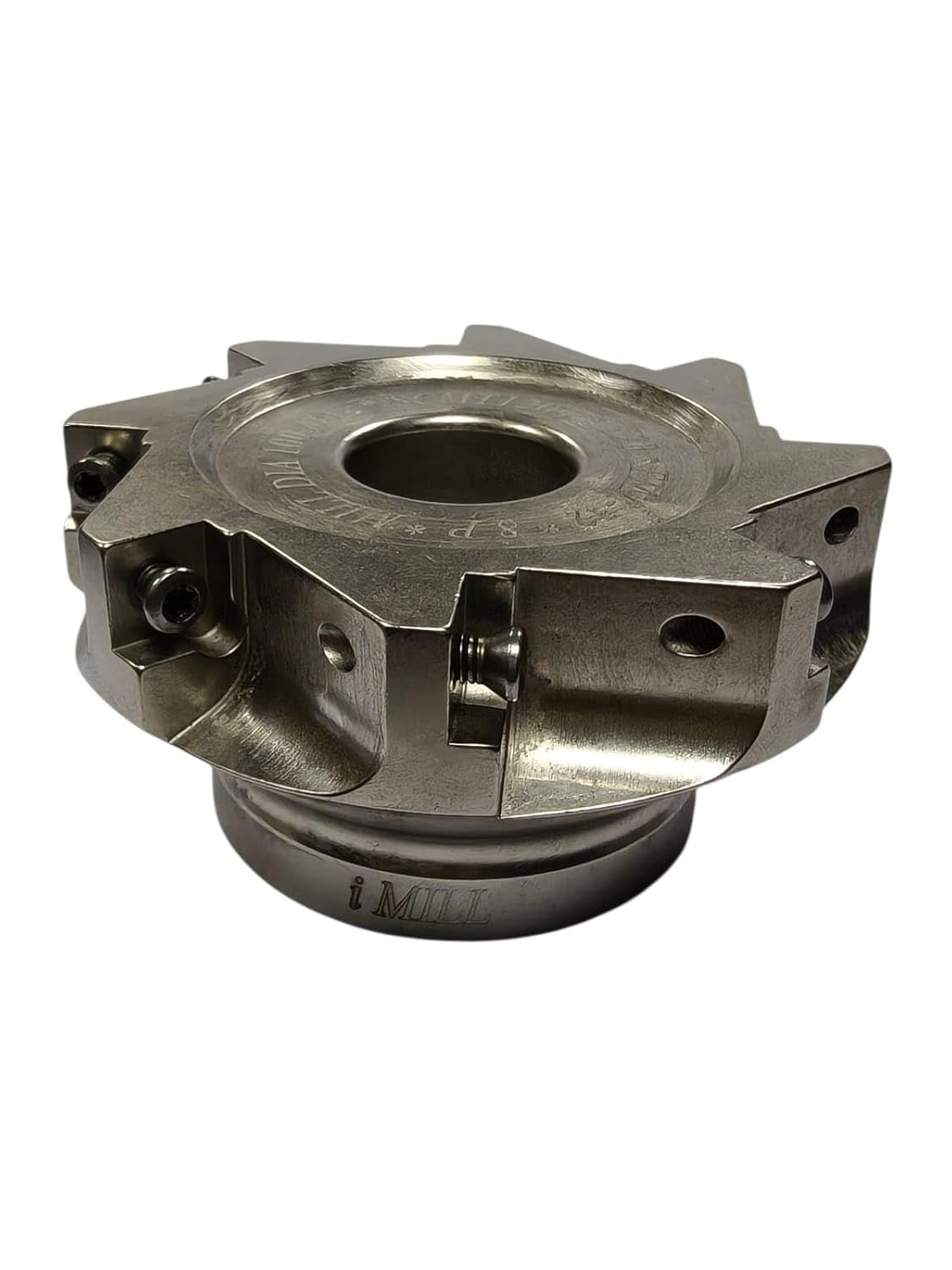 iMill Face Milling Cutter 80/100MM DIA, 90 Deg Indexable for SCMT 1204 Insert