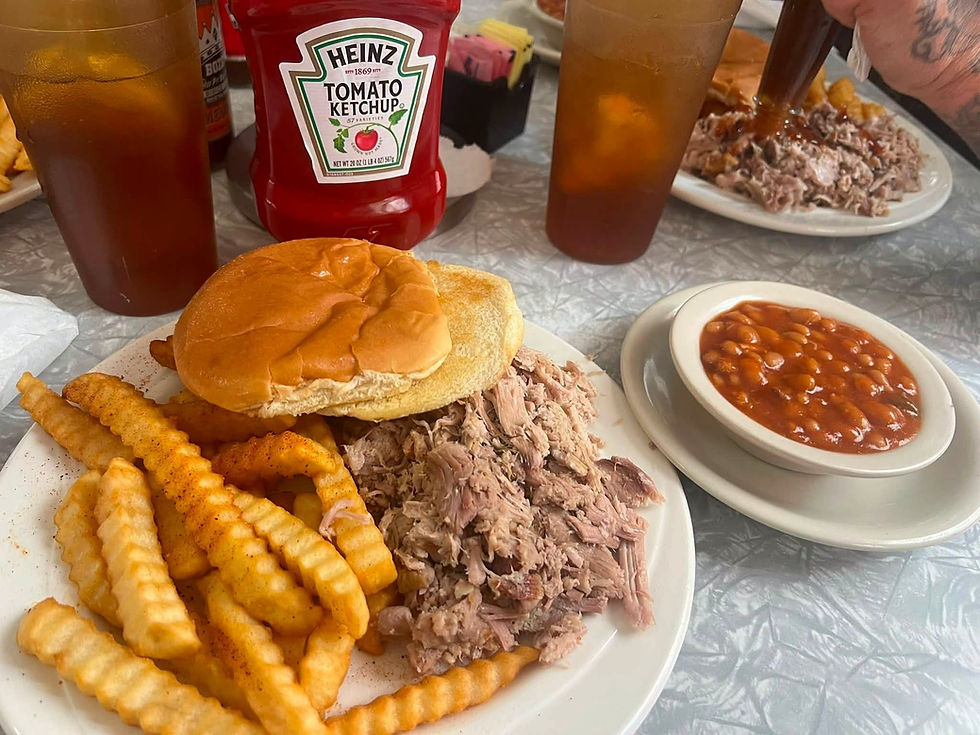 BBQ Plate with sides