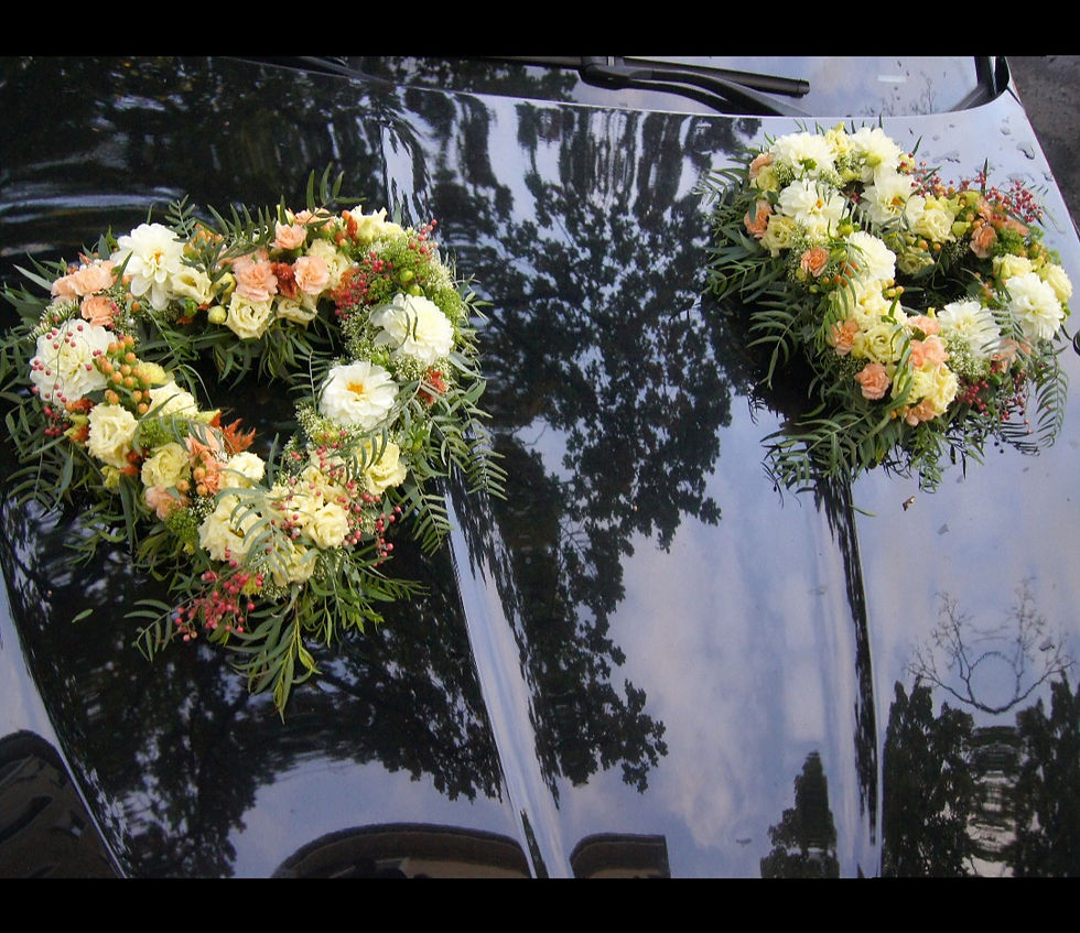 Miniaturbild: Autoherz / Car flower heart