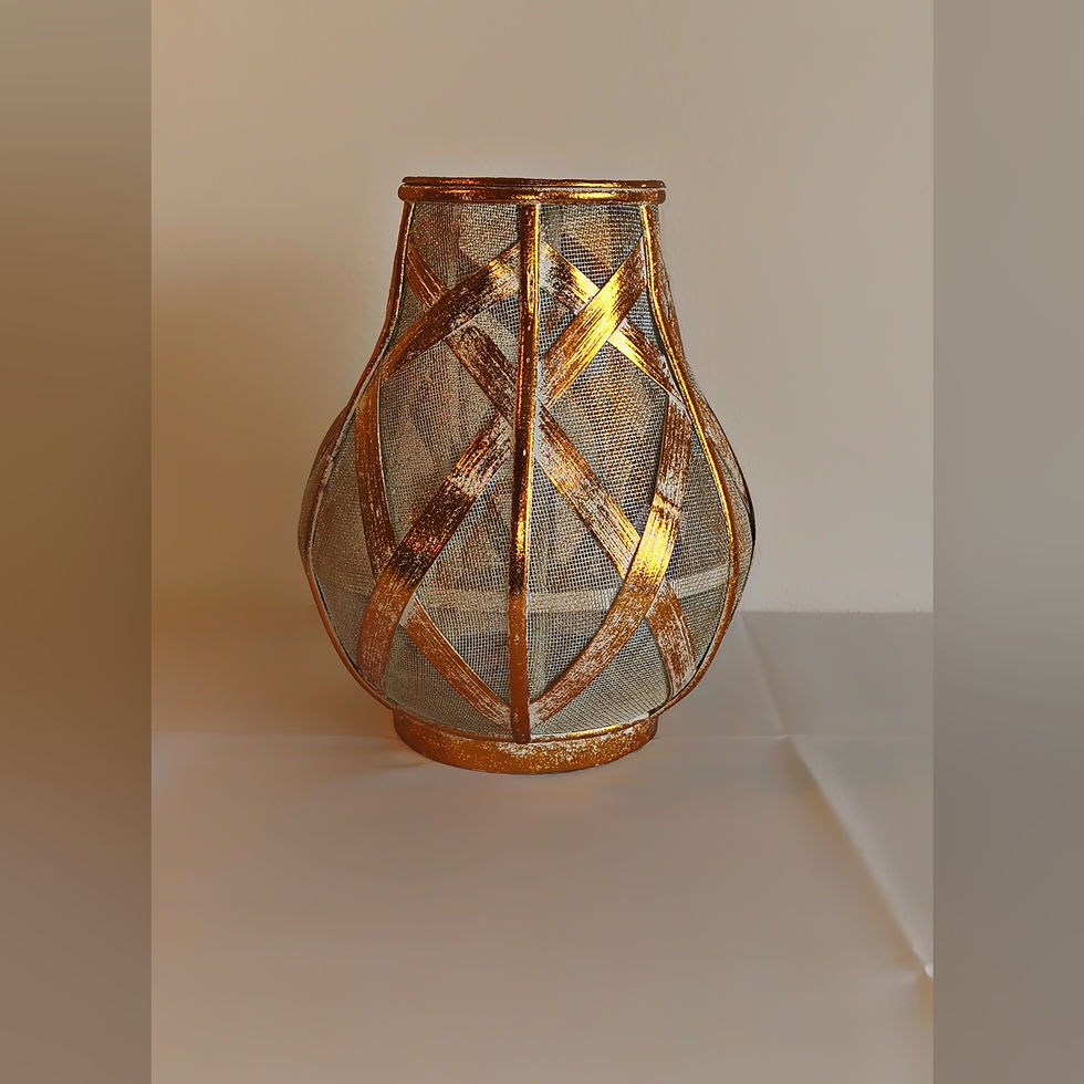 Miniaturbild: 3er Set goldene Laternen