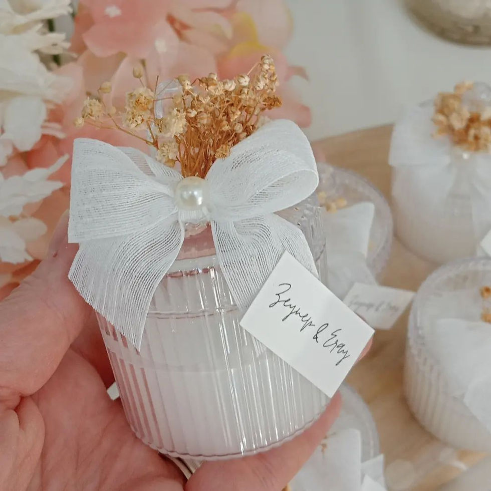 الصورة المصغرة: شمعة ميكا على شكل وعاء السكر وعد بالخطوبة والحناء هدية للطفل