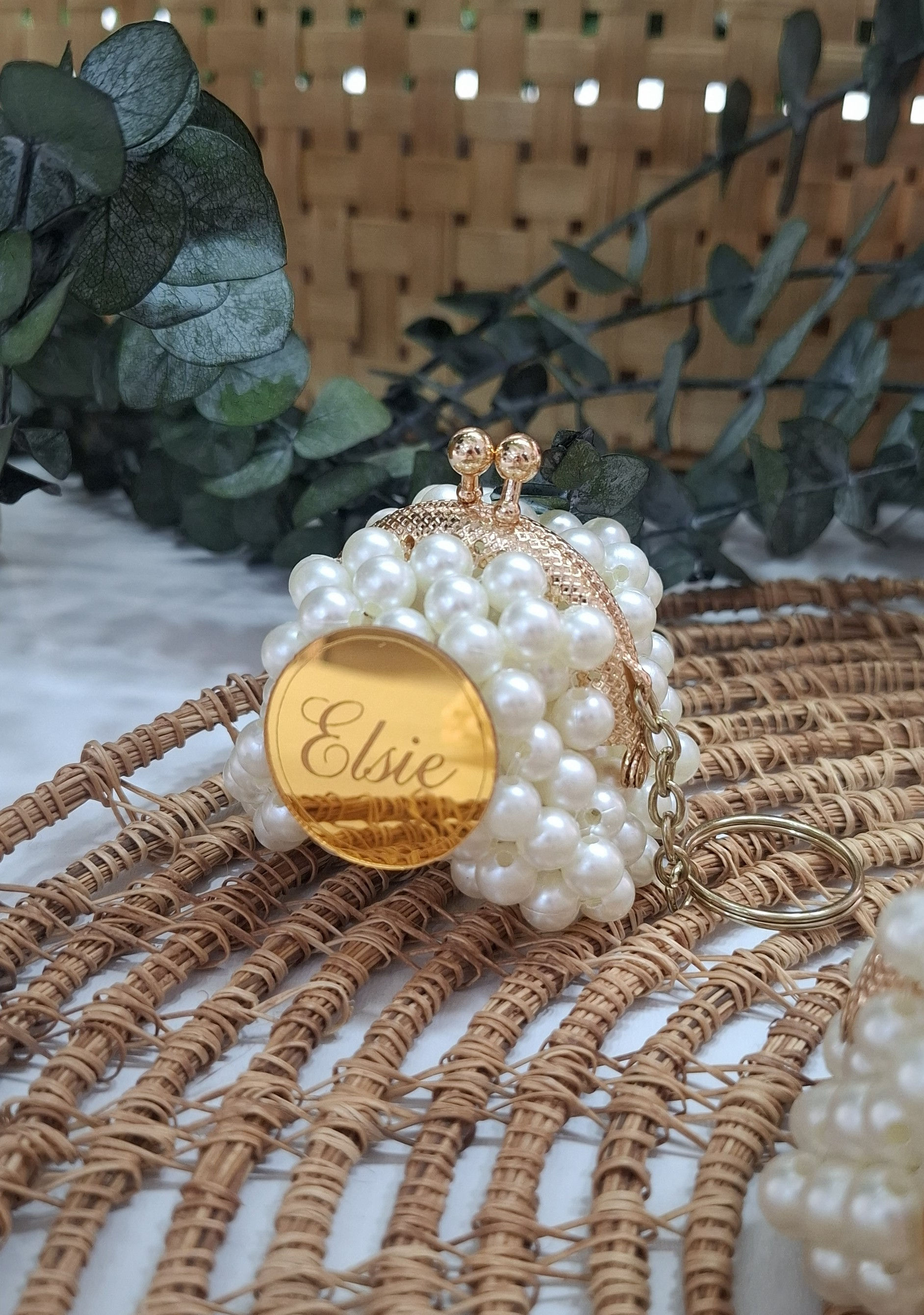 İnci Cüzdan Anahtarlık Söz, Nişan, Nikah Hediyeliği