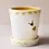 Thumbnail: Small Bee Ceramic Planter and Tray, H11cm