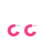 Thumbnail: Marina Neon Hoop Earrings - Pink