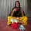 Thumbnail: Soft Toy Handmade Octopus rattle - petrol blue