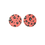 Thumbnail: Pink and Grey Leopard Studs
