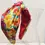 Thumbnail: Hairband Sunflowers Tulips Cotton Fabric Bespoke Top Knot Headband