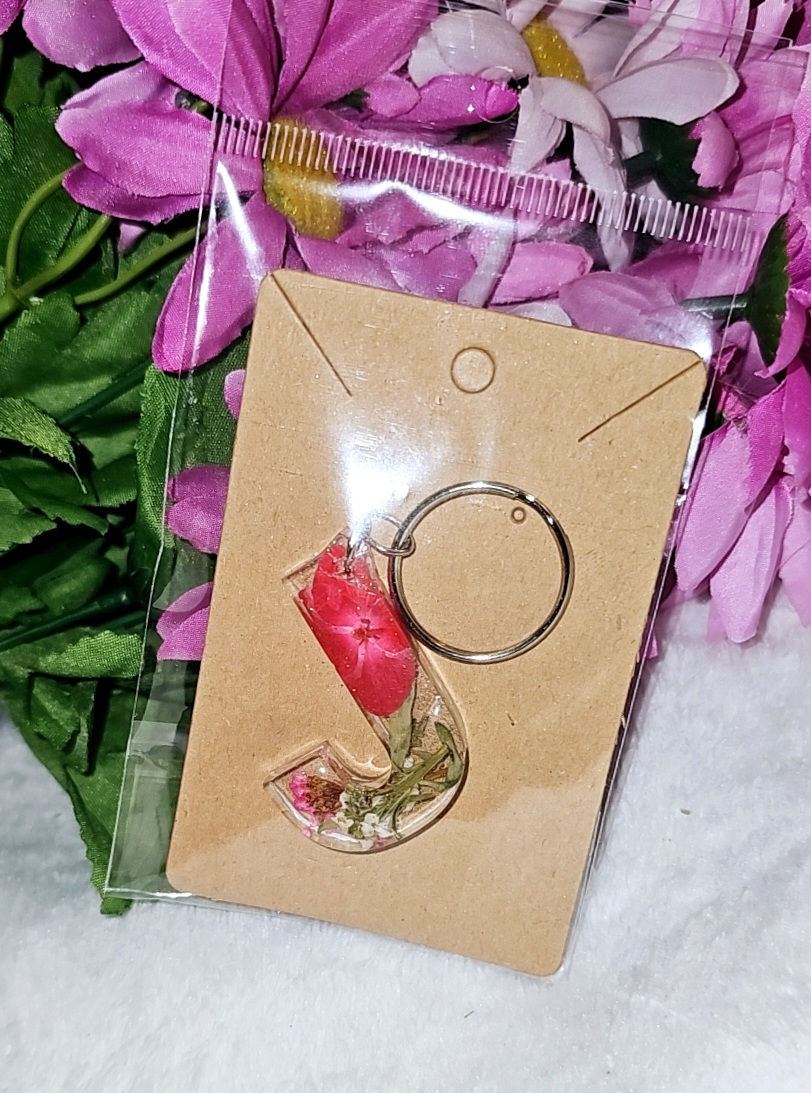 Thumbnail: Resin Letter Keychains 