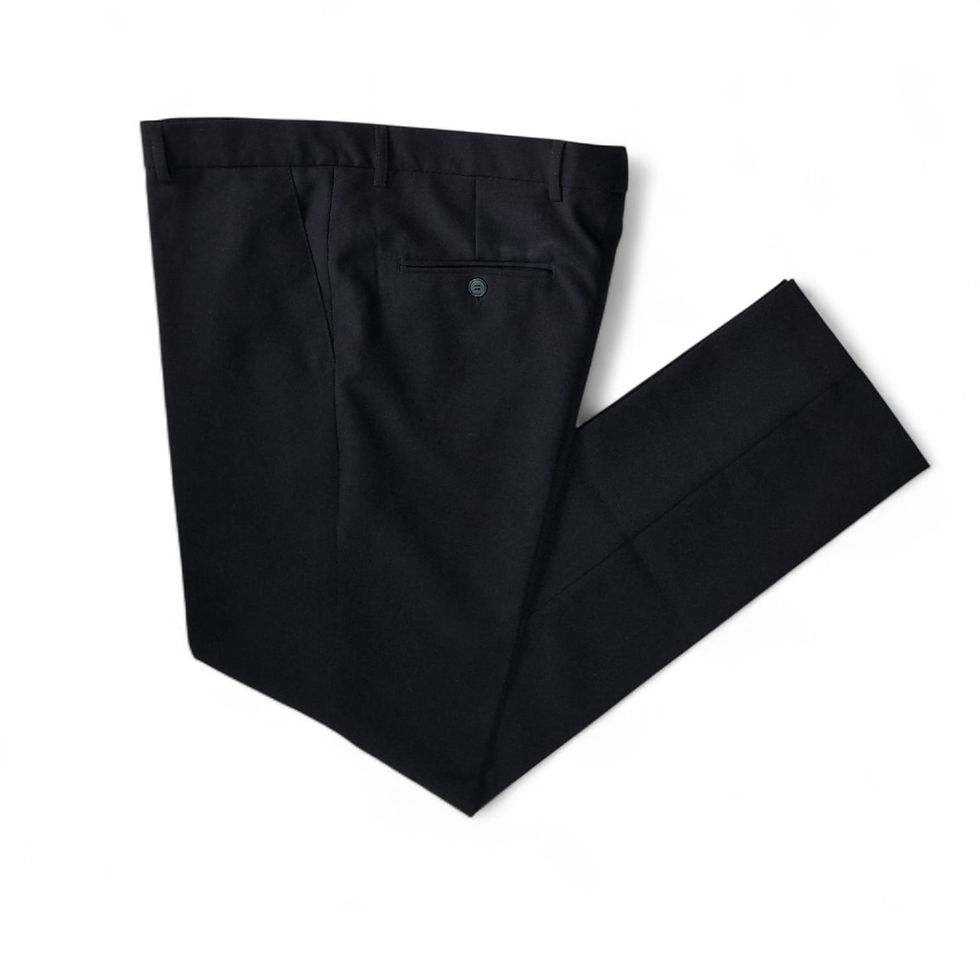Miniatura: Calça social preta oxford
