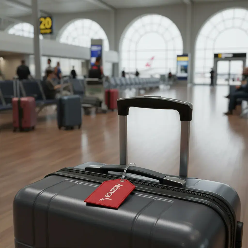 Tag de Mala Bordado Avianca