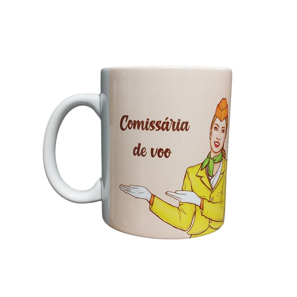 Caneca Comissária de Voo
