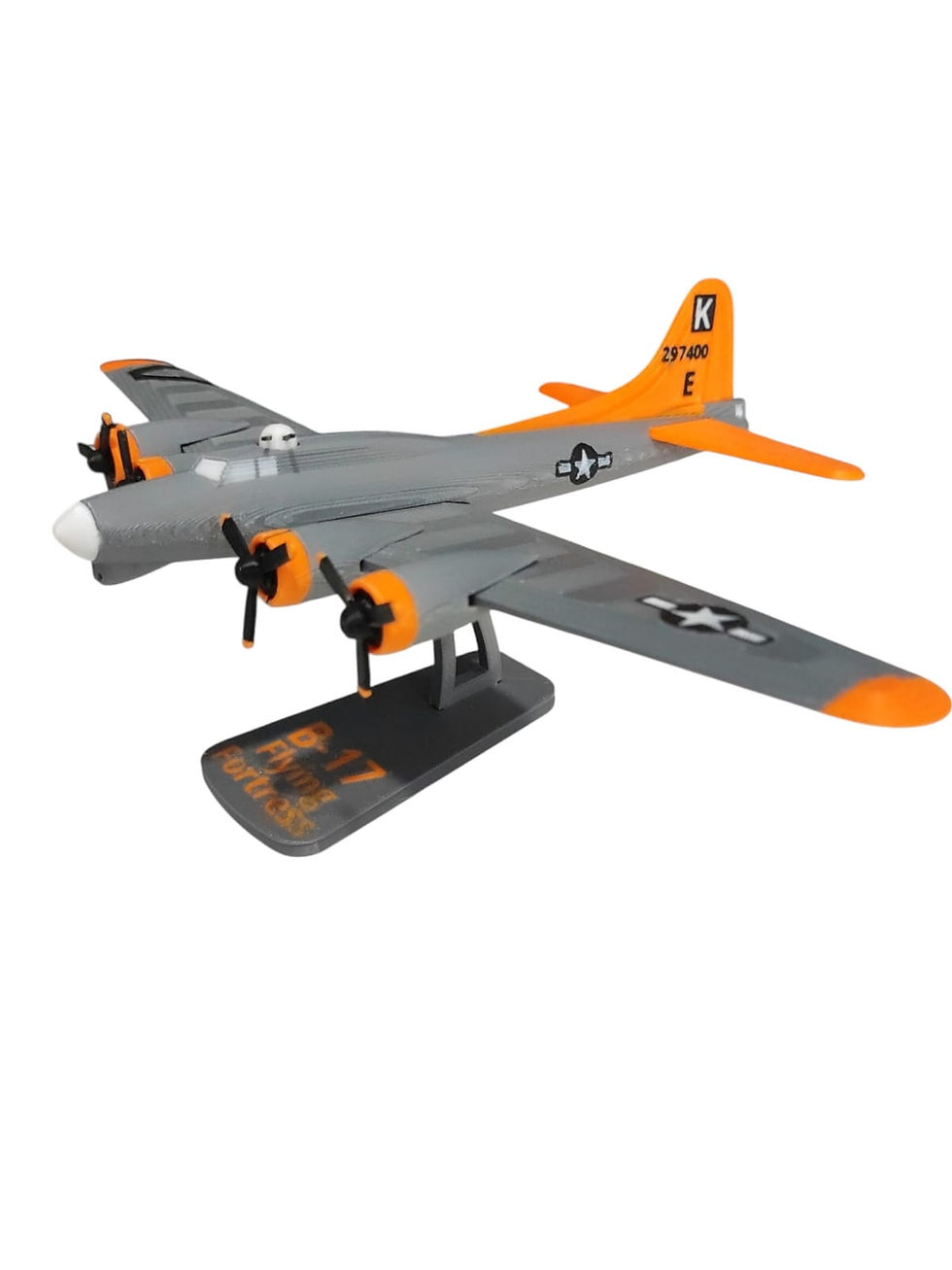 Miniatura: AVIÃO B-17 FLYING FORTRESS - IMPRESSAO 3D