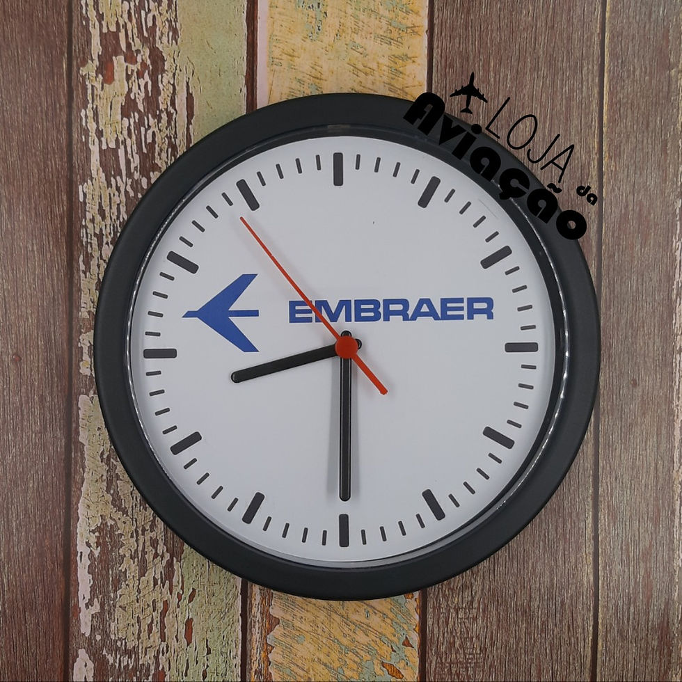 Miniatura: Relógio de parede Embraer 
