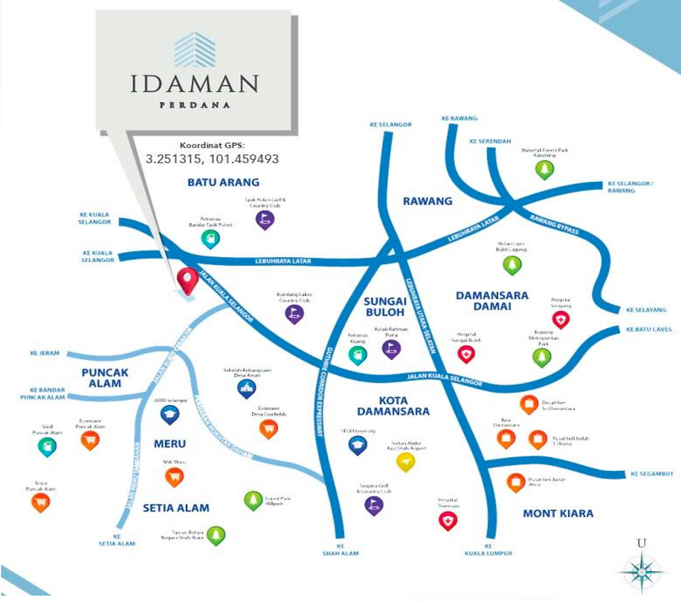 Idaman Perdana Location
