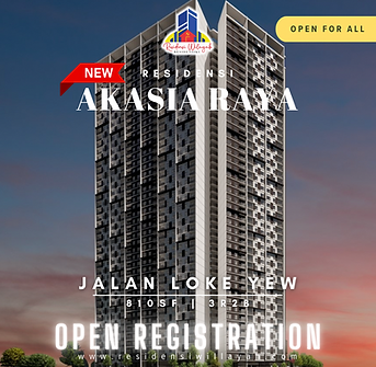 Akasia Raya is Residensi Wilayah or Rumawip located in Jalan Loke Yew