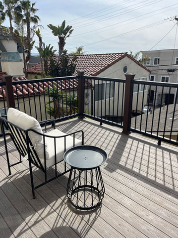 Deck before staging