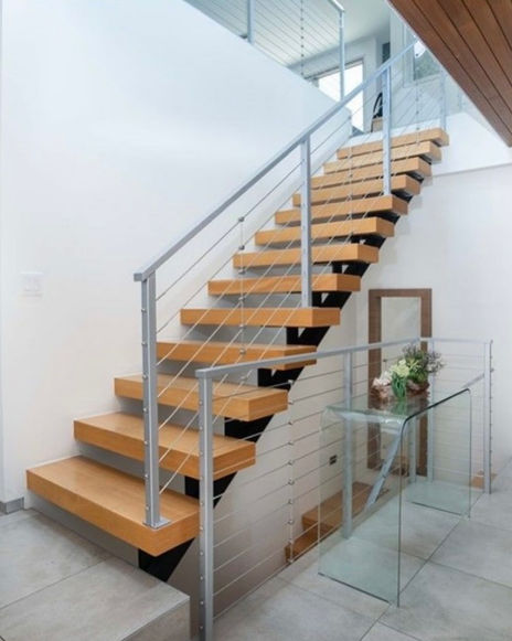 Before picture of cable railing system