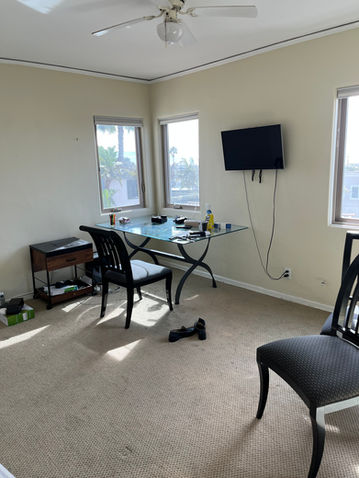 Secondary bedroom before staging