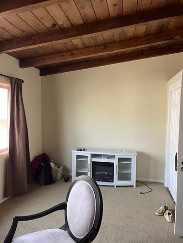 Secondary bedroom before staging