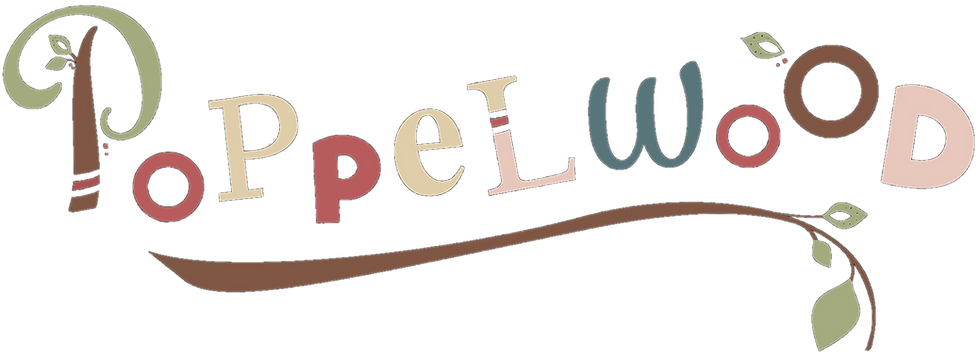 Poppelwood logo a softplay venue in Caerphilly